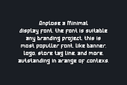 Anplose - Futuristic Font, a Sans Serif Font by Iqsiart Studio (Thumbnail 4 of 6)