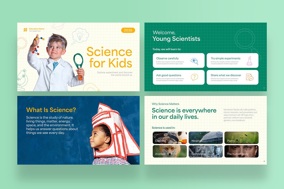 Elem School Education Presentation, a Presentation Template by BrandPacks (Photo 2 of 7)