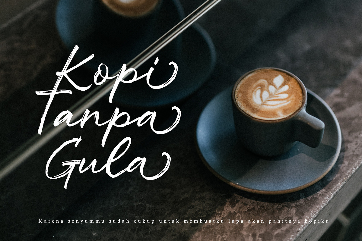 Brighter Moment - Handwriting Brush, a Handwritten Font by Variatype (Photo 2 of 9)