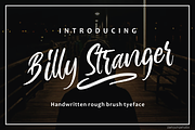 Billy Stranger, a Script Font by zamjumps (Thumbnail 1 of 9)