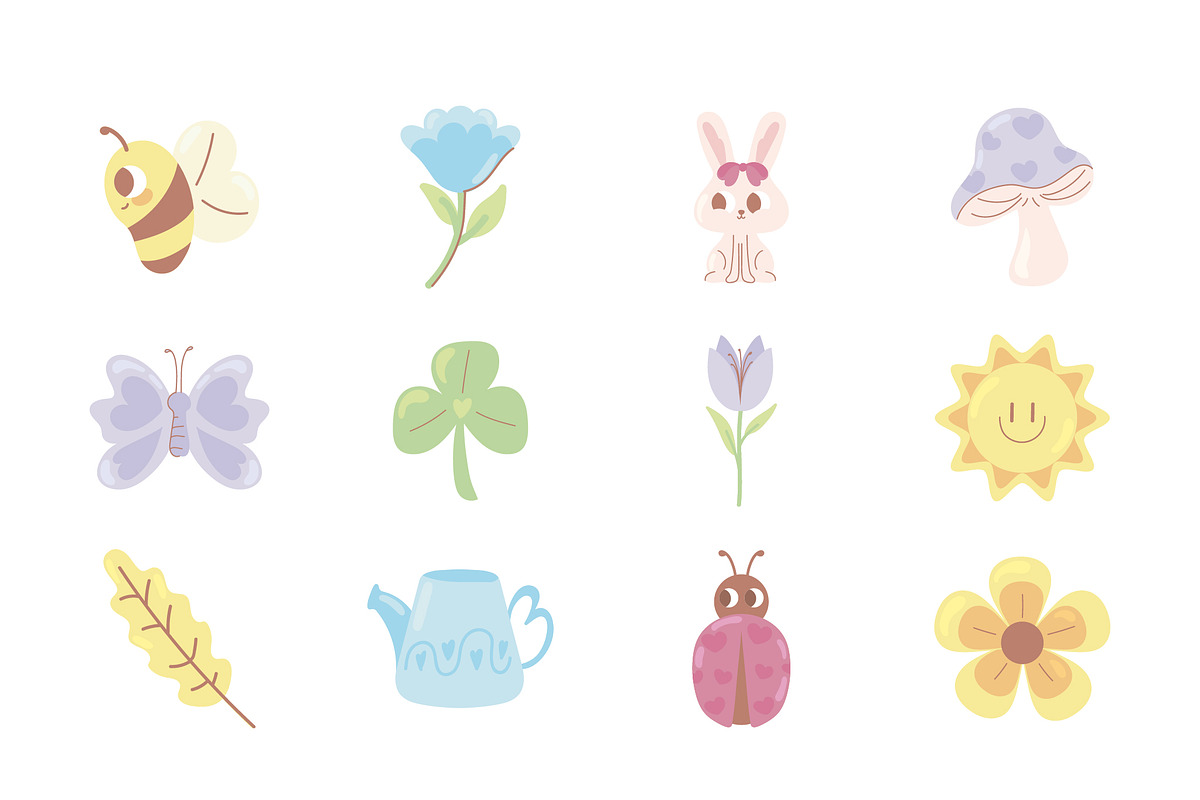 Cute Spring Garden Set