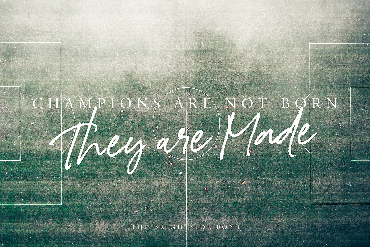 The Brightside Font, a Script Font by Ivan Rosenberg (Photo 9 of 11)