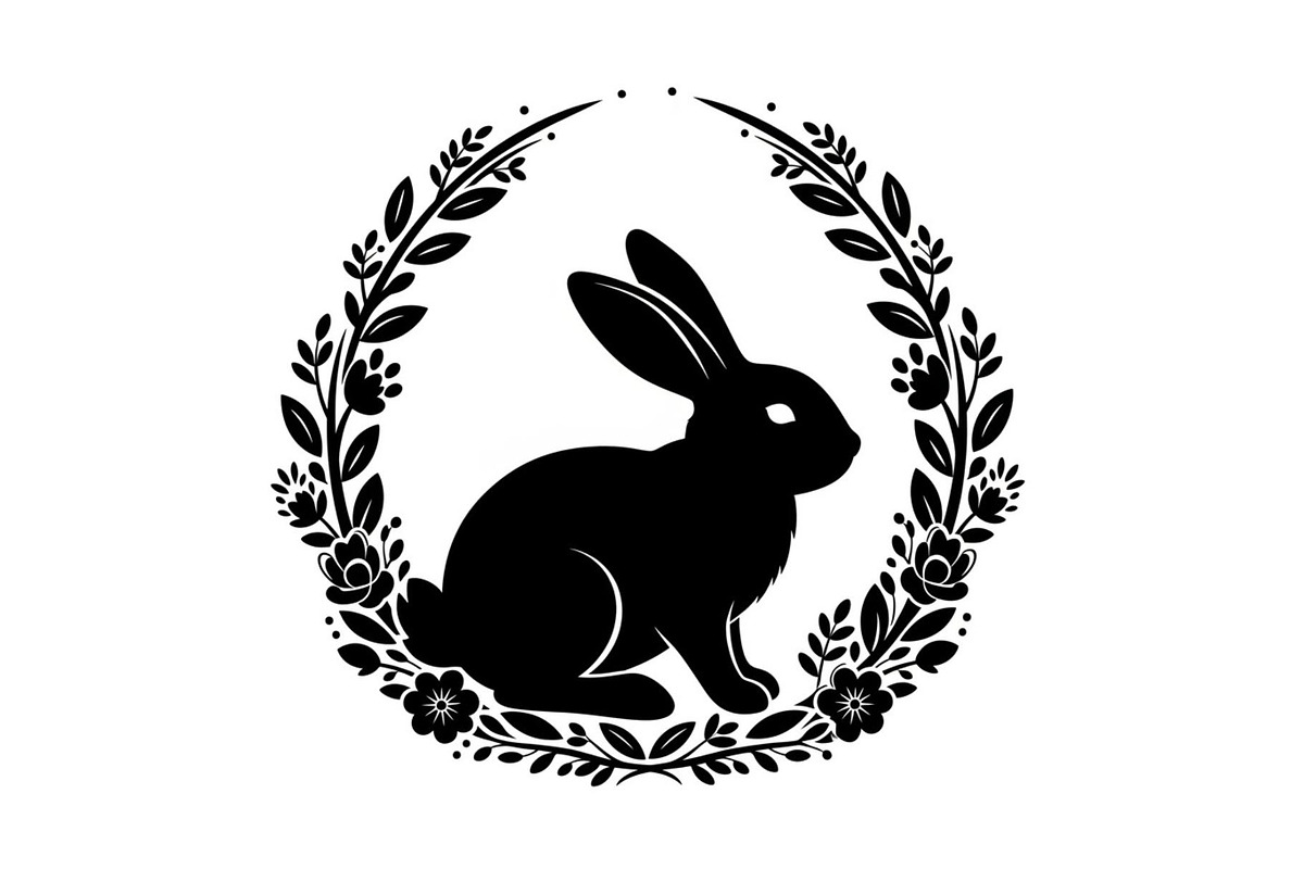 Cute Easter Bunny Silhouette bundle, an Illustration by Artivon (Photo 16 of 51)