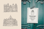 Vintage Houses Procreate Stamps, a Brush Add-On by Veronika Gotovceva (Thumbnail 6 of 10)