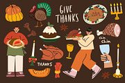 Thanksgiving illustration bundle, a Food Illustration by Luamor (Thumbnail 2 of 9)