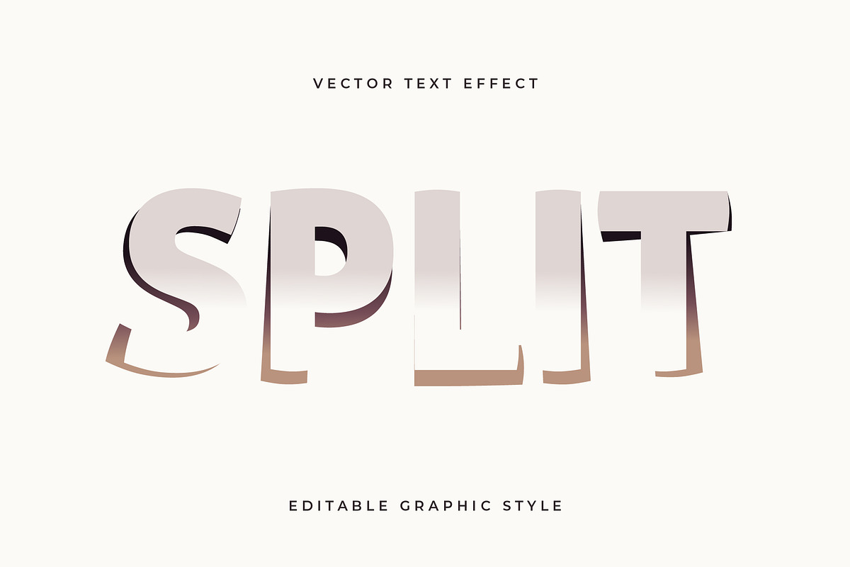 3D Gradient Number Text Effect