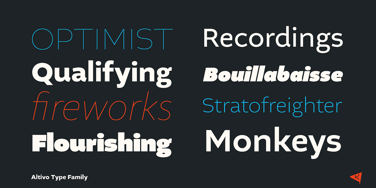 Altivo, a Sans Serif Font by Kostic Type Foundry (Photo 4 of 11)