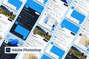 Twitter Template Mockup PSD, a Social Media Template by Dilshod Sobirov (Thumbnail 1 of 3)