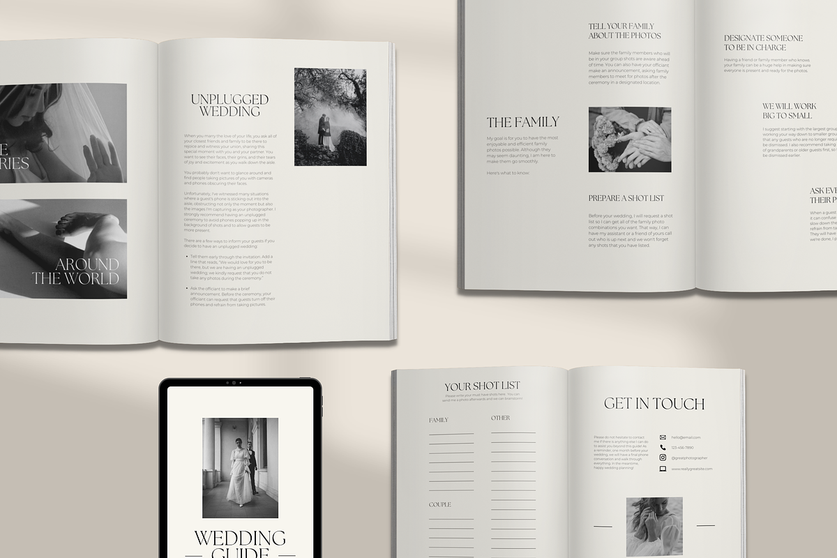 Wedding Photography Client Guide, a Marketing Template by Branding Babe Co. (Photo 7 of 9)