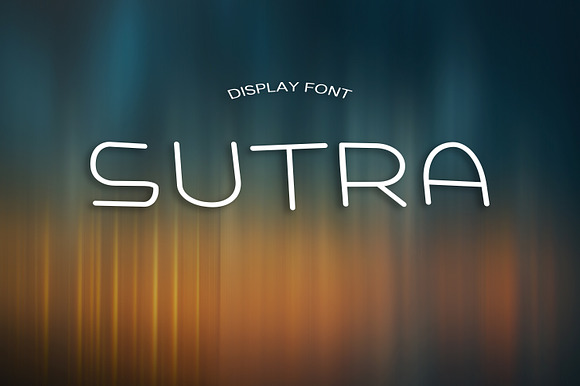 SUTRA font preview 4