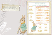 Peter Rabbit Game and clipart, an Education Illustration by AlenaVlasko stock Market (Thumbnail 1 of 7)