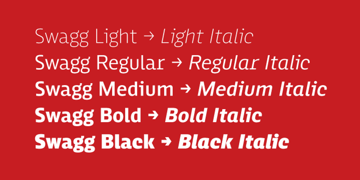 Swagg, a Sans Serif Font by Miller Type Foundry (Photo 3 of 3)