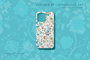 Chinoserie Floral Seamless Pattern, a Pattern Graphic by Olya Creative (Thumbnail 10 of 11)