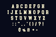 Vintage Jersey, a Slab Serif Font by Fourteen Letter (Thumbnail 9 of 10)