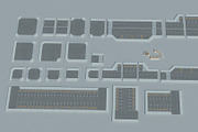Low poly 3D Cartoon City Modular, an Architecture 3D Model by NOMODOL (Thumbnail 14 of 20)