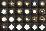 Celestial Gold Foil Papers & Frames, a Social Media Template by The Flossy Finch (Thumbnail 13 of 20)