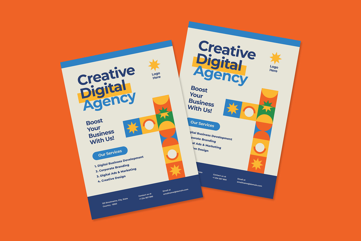 Digital Service - Flyer, a Brochure Template by Izdihaar_Studio (Photo 3 of 3)