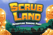 SCRUBLAND - Gaming Font