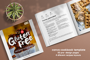 Canva Square Cookbook Template