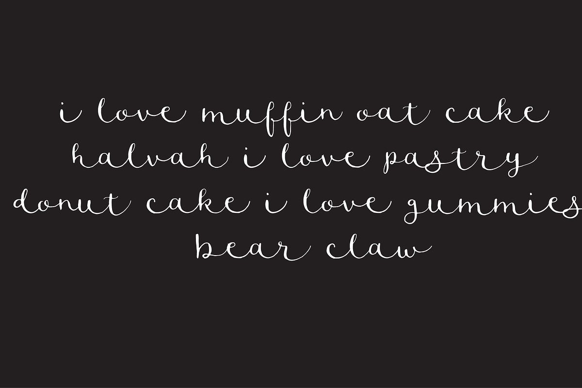 Sylvia Script - lowercase lettering preview 3
