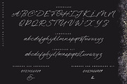 Glitter. Festive font with sparks, a Script Font by AnMark (Thumbnail 15 of 17)