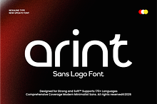 Arint - Sans Serif Logo Font