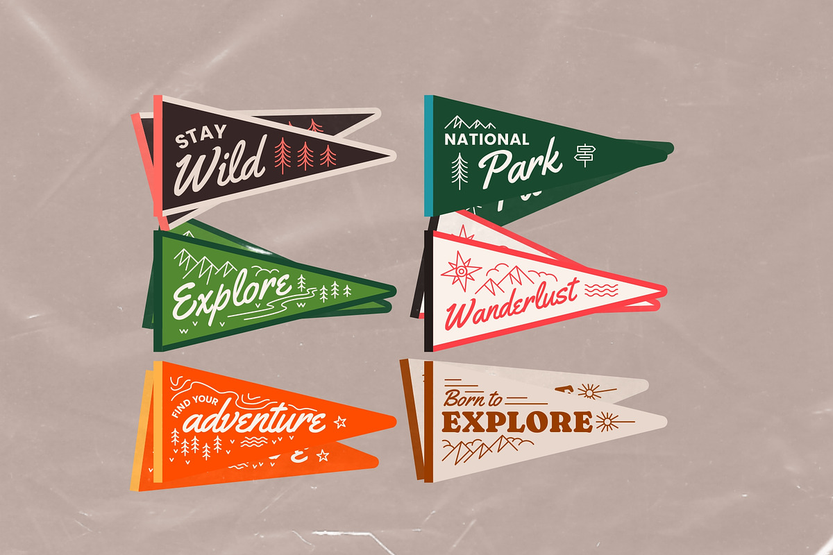 Pennant Flags, an Illustration by Firowerk (Photo 3 of 5)