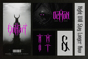 Nortnoh Metal Modern Typeface, a Blackletter Font by alit design (Thumbnail 16 of 20)
