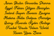 Yoriglo - Monoline Script Font, a Script Font by Arendxstudio (Thumbnail 7 of 9)