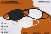 REALISTIC CLOTH MASK, a Mask Mockup by Easybandits (Thumbnail 1 of 3)