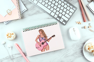 Taylor Swift Illustration