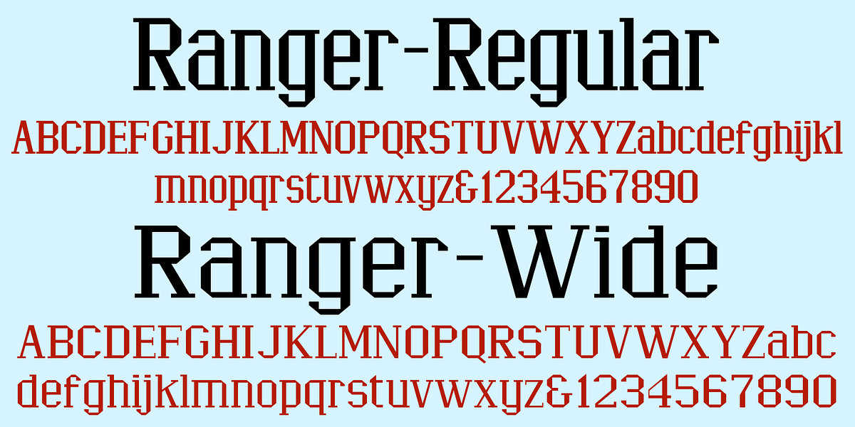 Ranger, a Slab Serif Font by Ingrimayne Type (Photo 7 of 7)
