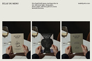 Menu Mockup PSD, Wine Bar · 04, a Merchandise Mockup by Made by Attic (Thumbnail 3 of 3)