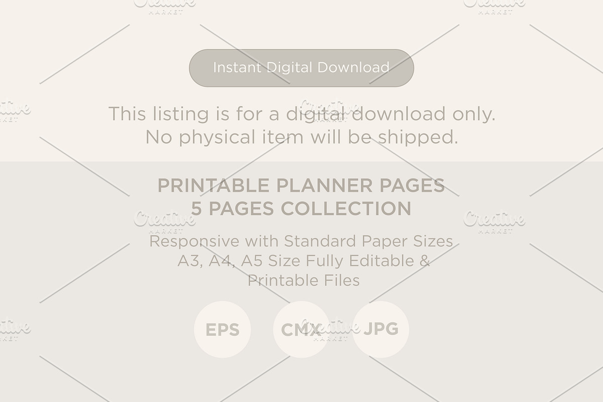 Generic Records and Logs Planning, a Stationery Template by shahsoft (Photo 3 of 4)