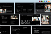 Dark Minimal Presentation Template, a Presentation Template by BrandPacks (Thumbnail 1 of 7)
