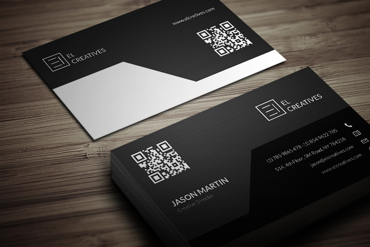 Corporate Dark Business Card, a Business Card Template by bouncy (Photo 1 of 4)