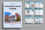 University Courses Catalog Template, a Brochure Template by MightyDesign (Thumbnail 1 of 6)