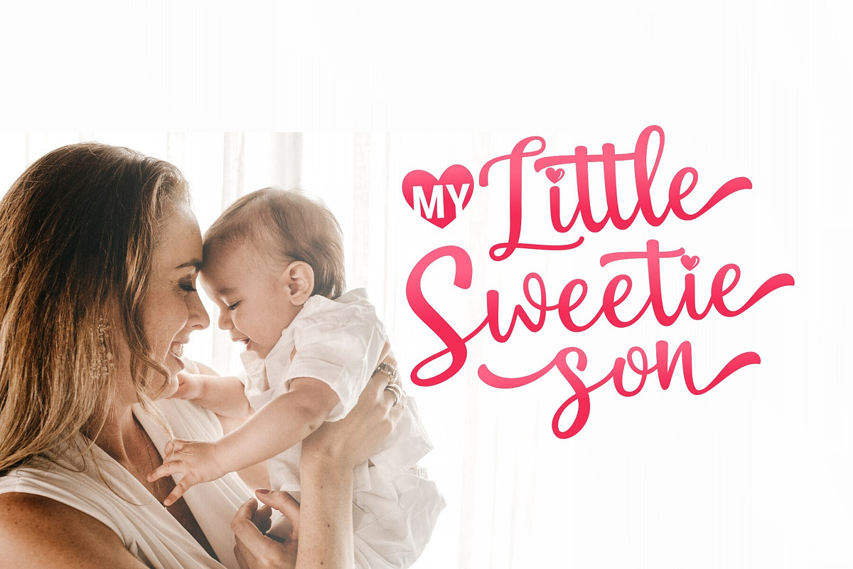 Hey Beibeh - lovely font preview 3