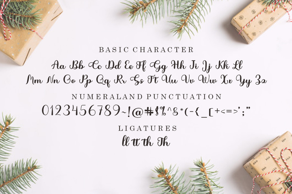 Holly Jolly | Lovely Font, a Script Font by Bosstype Studio (Photo 4 of 8)