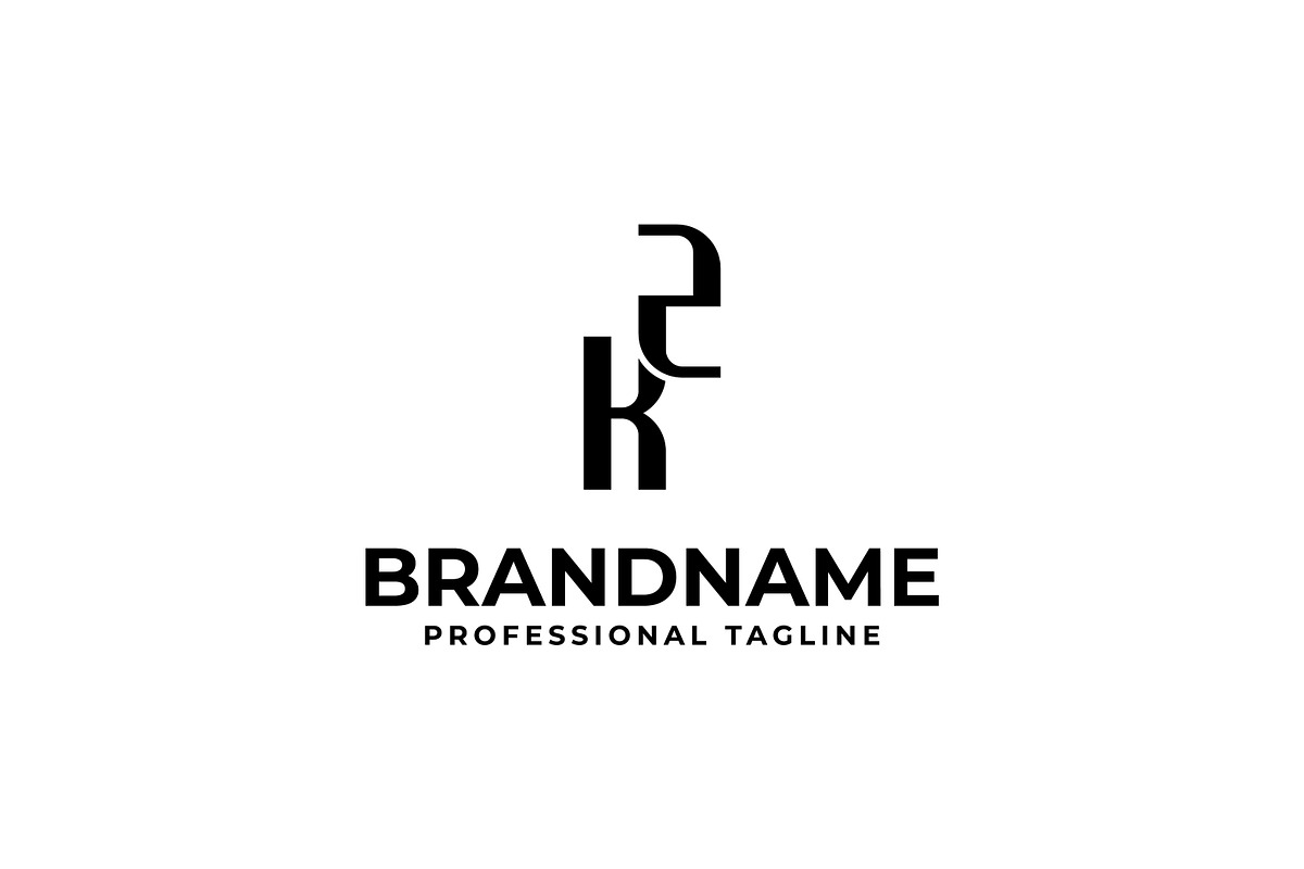 Letters KZ Monogram Logo, a Branding & Logo Template by Pray Art Design Studio