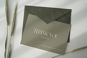 Minimalist Thank You Card Template, a Card Template by INRASSION (Thumbnail 4 of 6)