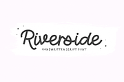 Riverside | Monoline Script Font, a Script Font by KA Designs (Thumbnail 1 of 10)