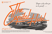 UT Lights Inn - A Retro Script, a Script Font by Universitype (Thumbnail 4 of 7)