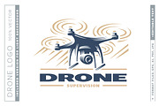 Drone logo Template, a Branding & Logo Template by SODESIGN (Thumbnail 1 of 2)