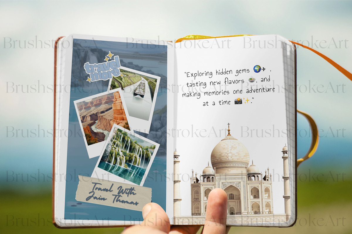 Landmarks Clipart, Pyramids, Travel, an Illustration by BrushstrokeArtGB (Photo 8 of 9)