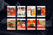 Francise Restaurant Instagram Post, a Social Media Template by Louds Studio (Thumbnail 2 of 4)