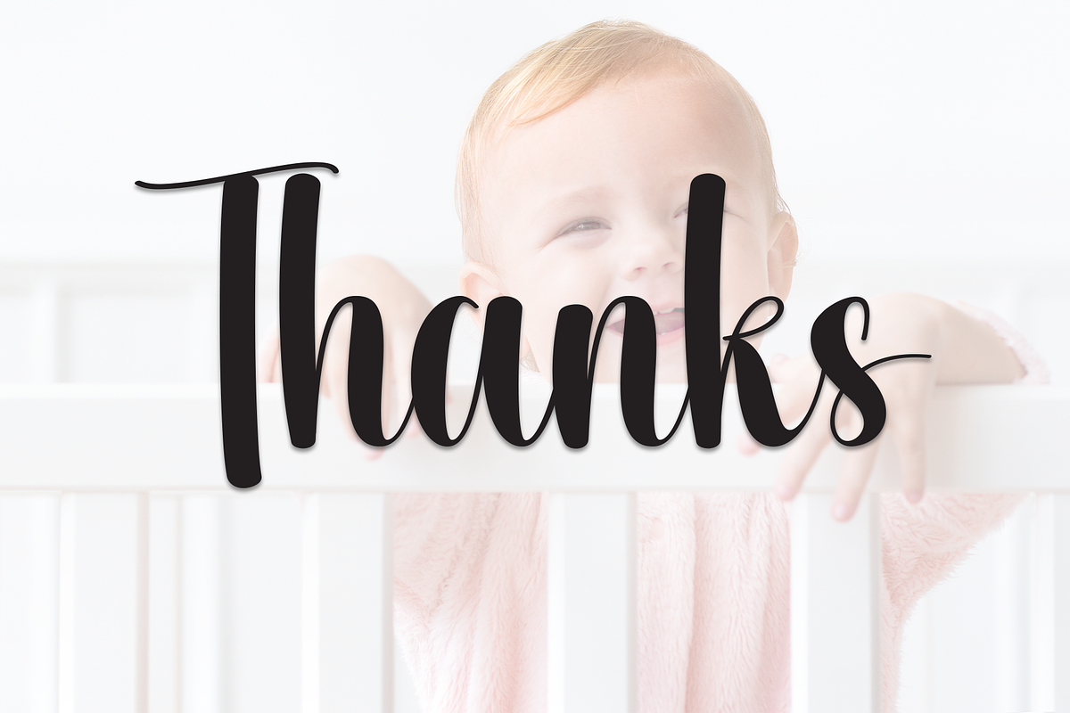 Babycute | Script Font, a Handwritten Font by Scratchones (Photo 8 of 8)