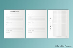 Project Planner A5 Printable PDF