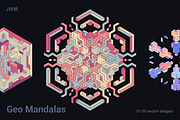 Geometric Mandalas, a Graphic by dvtchk (Thumbnail 6 of 9)