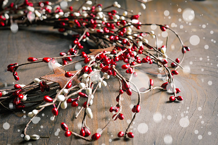 Christmas wreath stock photo containing background and wreath